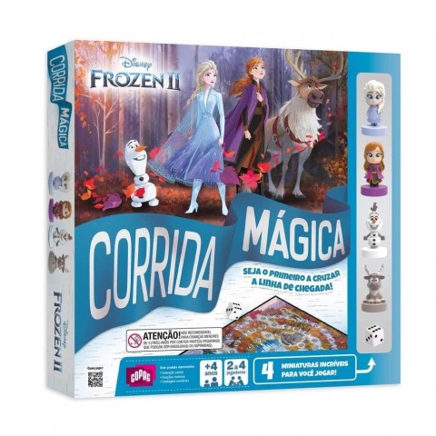 Jogo de Tabuleiro Corrida Magica Frozen 2 Copag